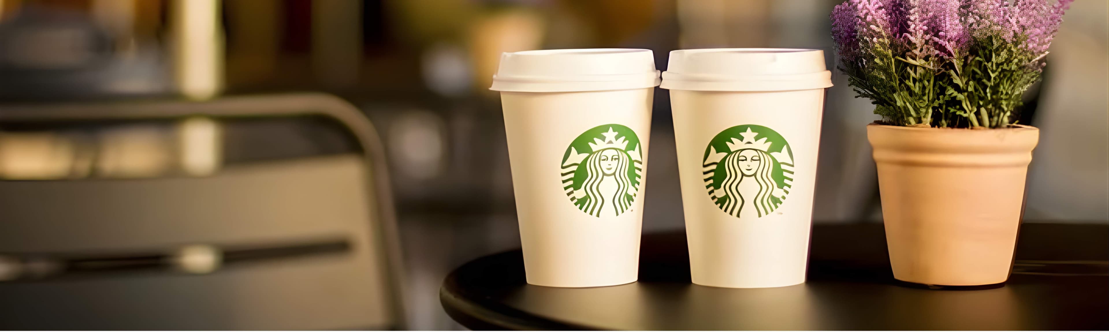 Starbucks company banner