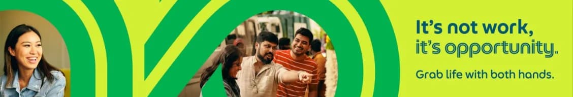 Grab company banner