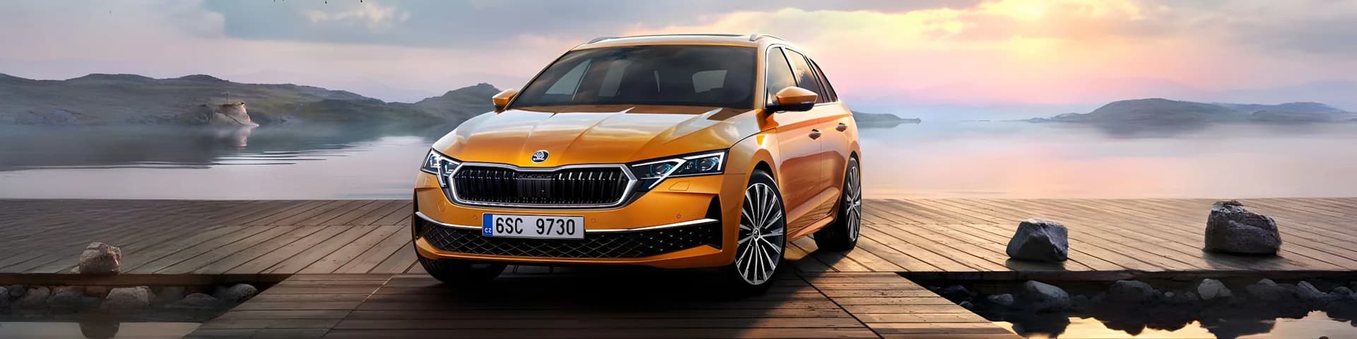 Skoda Auto company banner