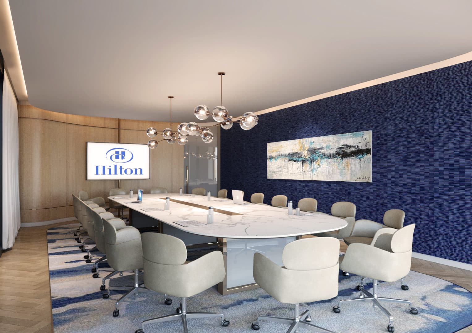 Hilton Hotels office environment 1